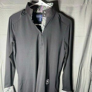 Essex Classics Ladies Classic Black Long Sleeve Shirt